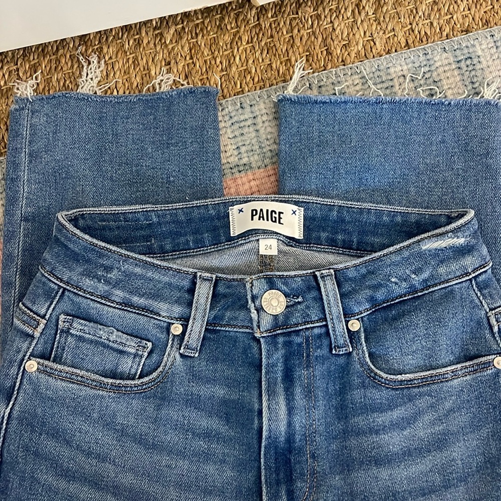 PAIGE dark blue jeans size 24!!
